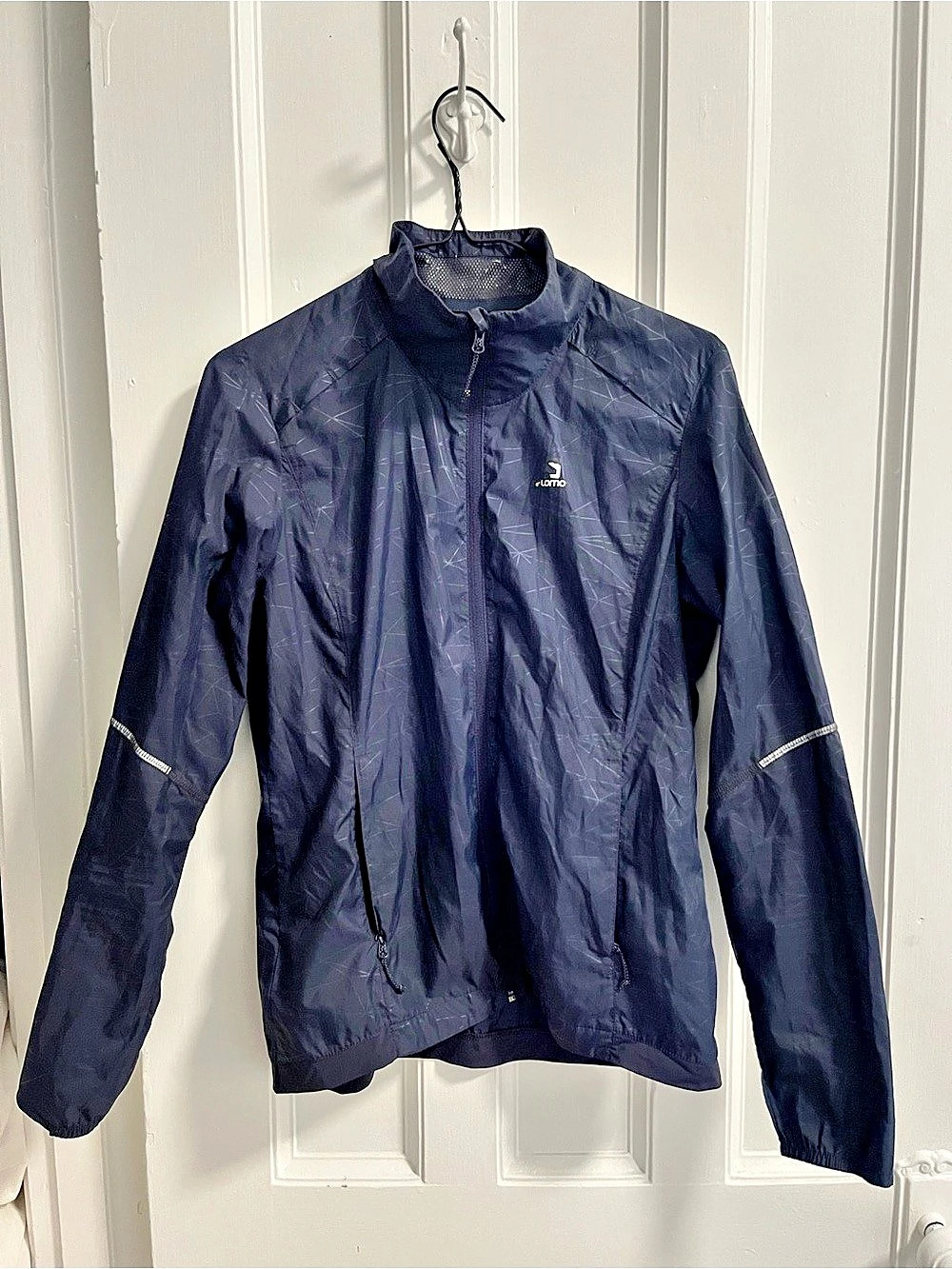 Salomon Women's Small Athletic Jacket in Blue Size Small